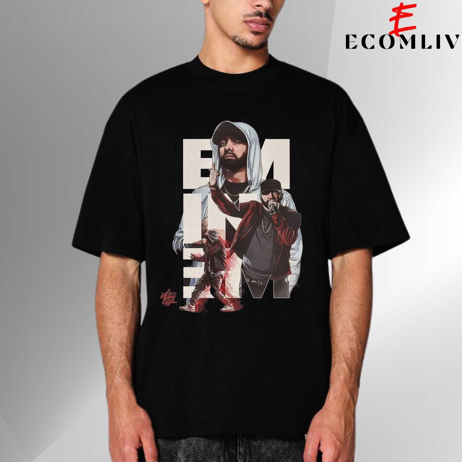 Eminem Retro T Shirt, Hip Hop Streetwear Shirt